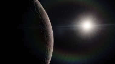 Surface.this görüntü öğelerini nasa tarafından döşenmiş uzayda ay.