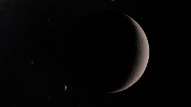 Surface.this görüntü öğelerini nasa tarafından döşenmiş uzayda ay.