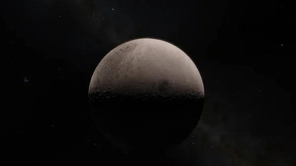 Maan in de ruimte, surface.this afbeeldingselementen ingericht door nasa. — Stockfoto