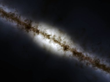 Gökada, Samanyolu, 50.000 ışık yılı. Yüksek kalite, çözünürlük, 4k. Uzay tema. Nasa tarafından döşenmiş bu görüntü unsurları.