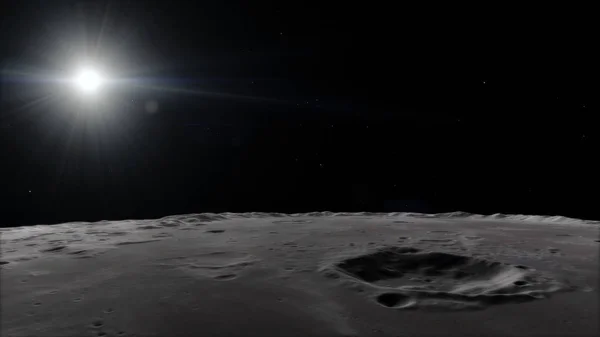 우주 공간, 표면에 달. 높은 품질, 해상도, 4 k. 미 항공 우주국이 제공한이 이미지 요소 — 스톡 사진