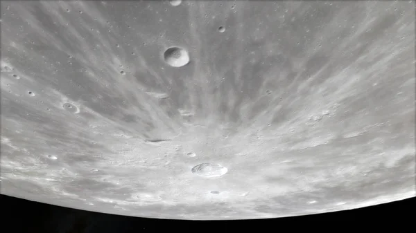 月面。高品質、解像度、4k。このイメージ要素は、NASAによって供給. — ストック写真