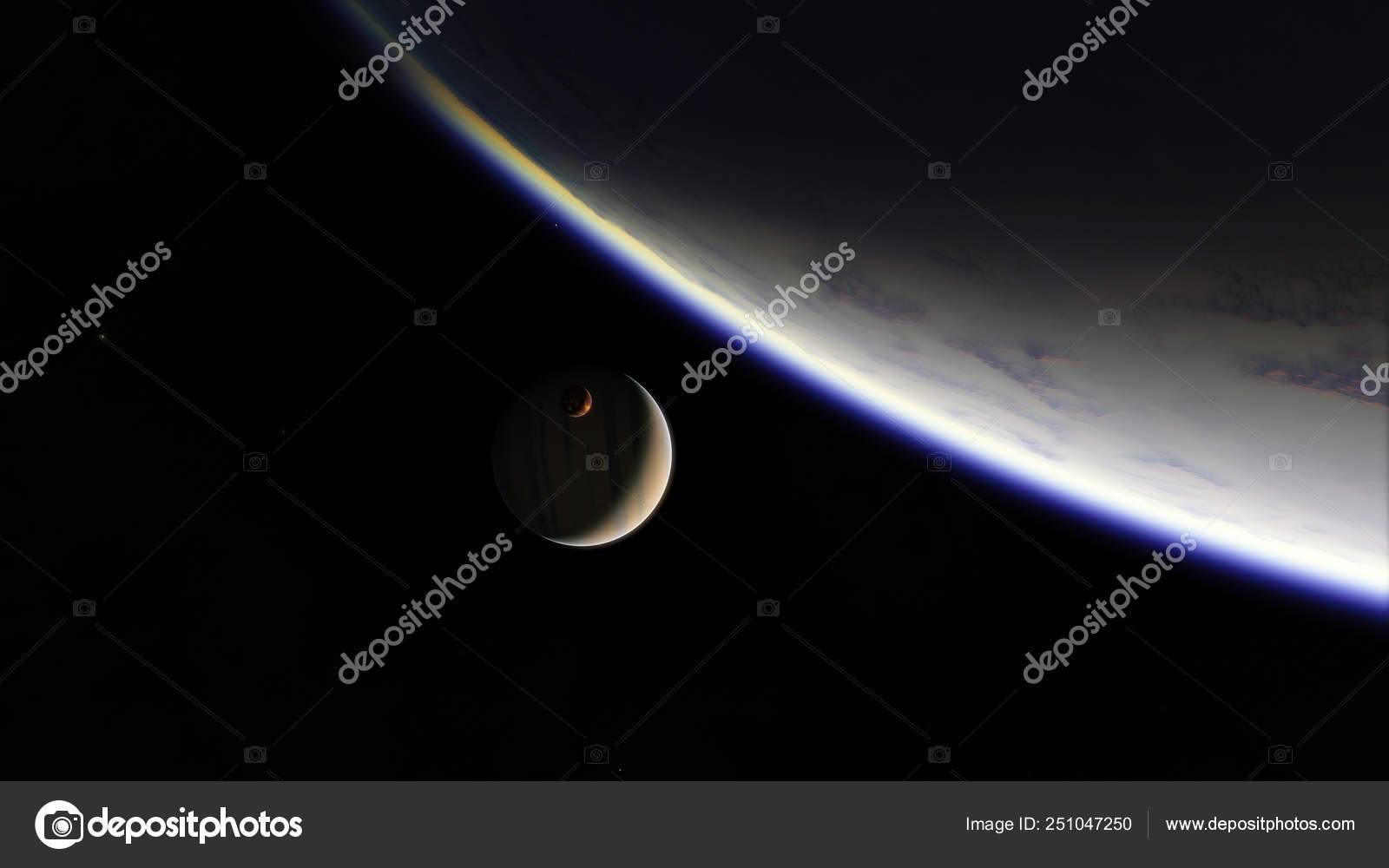 Wallpapers 4k Wallpaper Space Planet In The Space
