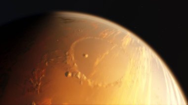 Gezegen uzayda. Renkli sanat. Güneş sistemi. Degrade rengi. Uzay duvar kağıdı. Yüksek kalite, çözünürlük, 4k.