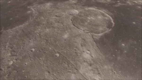 Луна в открытом космосе, поверхность. Высокое качество, разрешение, 4k . — стоковое фото