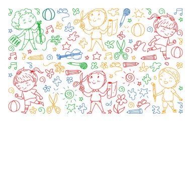 Temizlik hizmetleri şirket vektör deseni