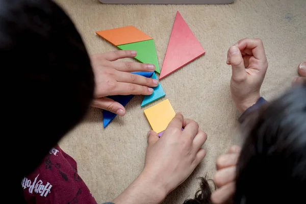 Osmo Uma Linha Revolucionário Mãos Sistema Jogos Educativos Para Crianças — Fotografia de Stock