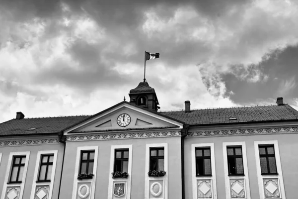 Mooi Architectuurvoorbeeld Poolse Oude Stad Grodzisk Wielkopolski Polen — Stockfoto