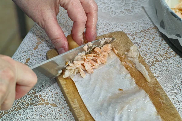 Приготуйте Смачний Шматок Тартового Тіста Польському Столі Польській Кухні — стокове фото