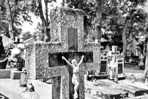 Gemeentelijke Begraafplaats Orneta Warmia Een Historisch Land Het Woiwodschap Warschau — Stockfoto