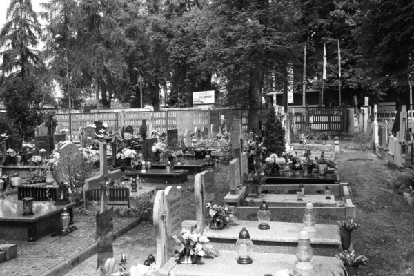 Cemitério Municipal Orneta Warmia Uma Terra Histórica Voivodia Warmiano Masuriana — Fotografia de Stock