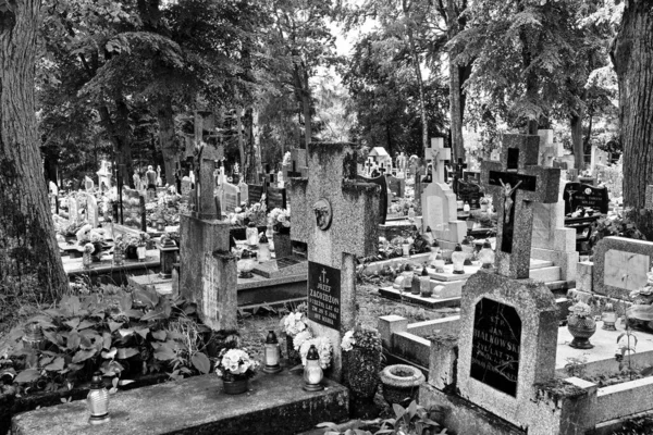 Cementerio Municipal Orneta Warmia Tierra Histórica Voivodato Warmiano Masuriano —  Fotos de Stock