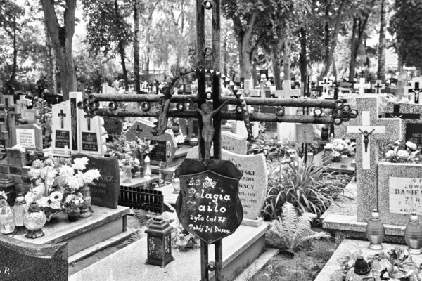 Cementerio Municipal Orneta Warmia Tierra Histórica Voivodato Warmiano Masuriano — Foto de Stock