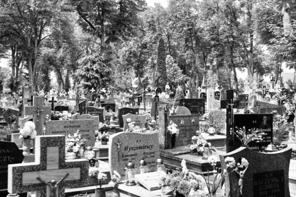 Městský Hřbitov Ornetě Warmia Historická Země Teple Masurské Vojvodství — Stock fotografie