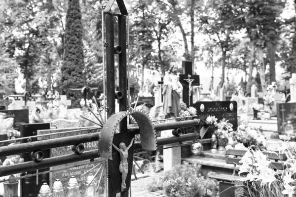 Municipal Cemetery Orneta Warmia Historical Land Warmian Masurian Voivodeship — Stock Photo, Image