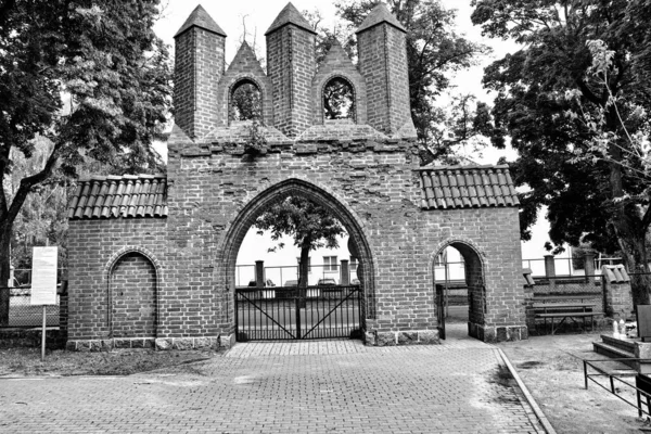 Městský Hřbitov Ornetě Warmia Historická Země Teple Masurské Vojvodství — Stock fotografie