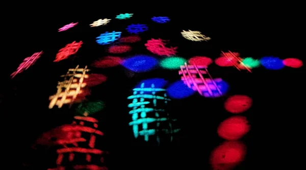 Disco Abstracte Lichten Kleuren Als Een Behang — Stockfoto