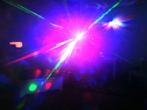 Disco Abstrakte Lichter Farben Wie Eine Tapete — Stockfoto