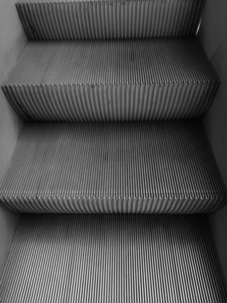 Escaleras Aspecto Artístico Blanco Negro —  Fotos de Stock