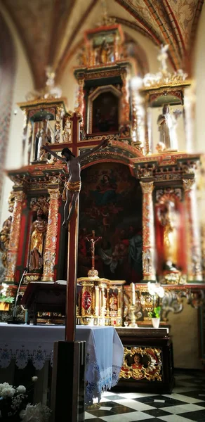 Altair Konstnärlig Look Vintage Levande Färger Polen Religiös — Stockfoto