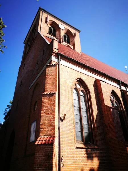 Igreja Católica Puck Polonia — Fotografia de Stock