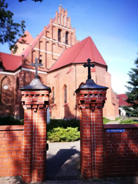 波兰普克的Catholi教堂 — 图库照片