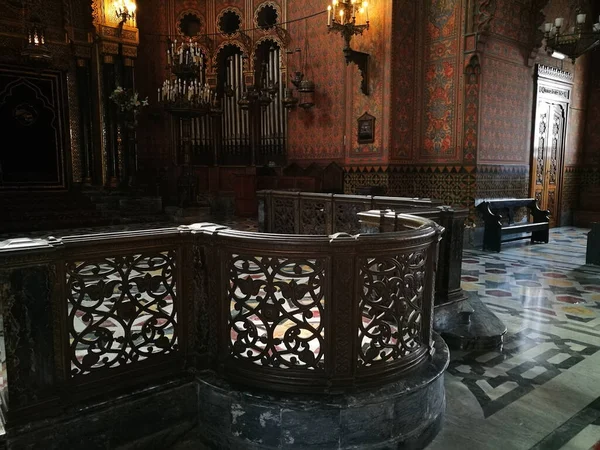 Židovské Náboženství Umělecký Vzhled Živých Barvách Itálie Architektura Velká Synagoga — Stock fotografie