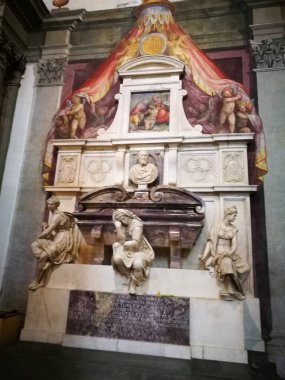 Güzellik mimarisi. Renkli sanatsal görünüş. İtalya, geç..