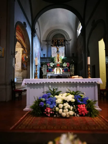 Architecture Beauté Regard Artistique Couleurs Basilique Santa Maria Novella Florence — Photo