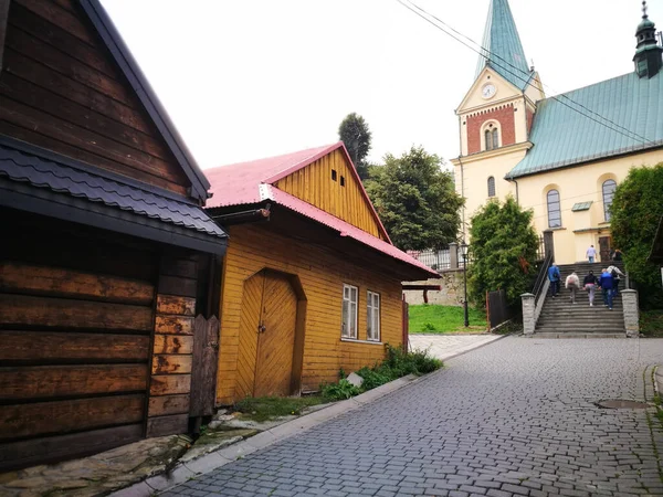 Lanckorona Gezmek Polonya Güzel Küçük Bir Mimari Lanckorona Polonya Avrupa — Stok fotoğraf