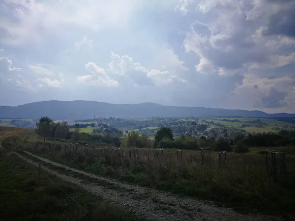 Beauty Landscape Bieszczady Poland — Stock Photo, Image