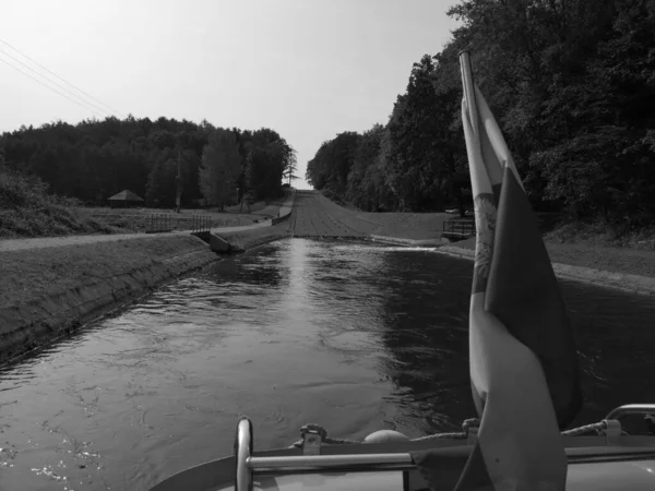 Elblag Ostroda Canal Sightseeing Beautiful Surroundings Warmian Masurian Region Buczyniec — Stock Photo, Image