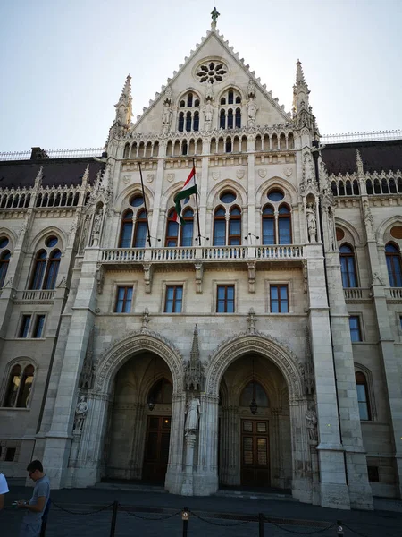 Budapest Ungern Sightseeing Den Vackra Ungerska Huvudstaden Konstnärlig Look Färger — Stockfoto