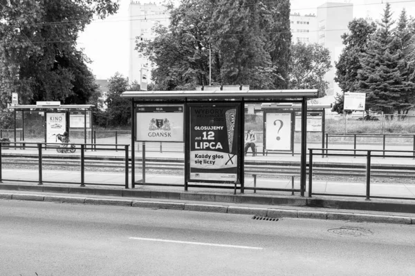 Election Campaign Time Poles Choose President Country Gdansk Poland Candidate — Stock Photo, Image