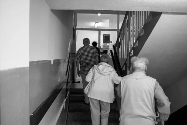 Tempo Campanha Eleitoral Segunda Volta Finalmente Votar Poloneses Escolhem Presidente — Fotografia de Stock