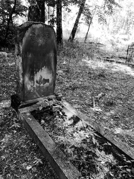 忘れ去られた古い埋葬地ポーランドのBiedrusko — ストック写真