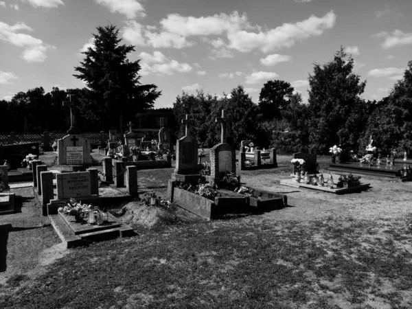 Antiguo Cementerio Histórico Gnin Polonia —  Fotos de Stock