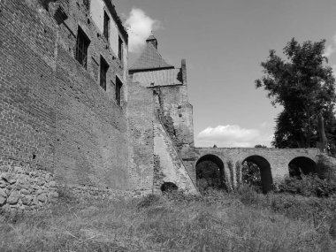 Polonya 'daki Szymbark Gotik Kalesi.