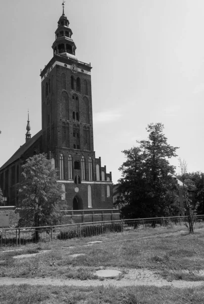 Igreja Colegiada Dos Santos Pedro Paulo Lidzbark Warminski Polônia — Fotografia de Stock