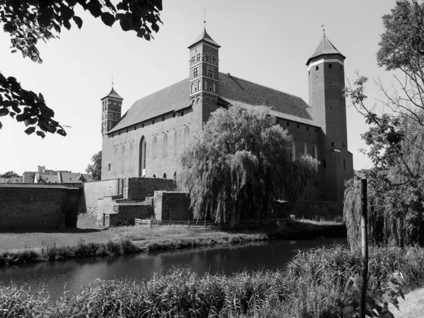 Het Warmian Bishop Castle Lidzbark Warminski Polen — Stockfoto