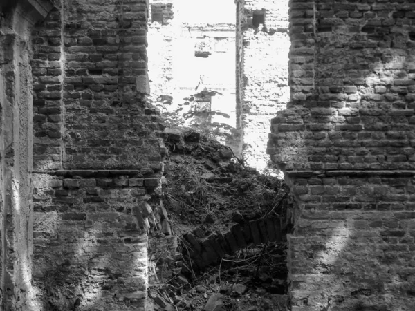 Ruines Palais Finckenstein Kamieniec Pologne — Photo