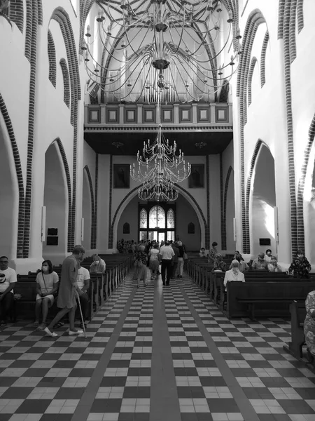 Sankt Johannes Evangelist Och Vår Fru Czestochowa Kyrka Bartoszyce Polen — Stockfoto