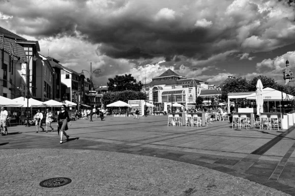 Polonya Sopot Monte Cassino Caddesi — Stok fotoğraf