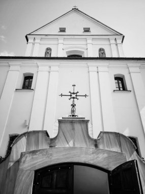 Katedral Basisilica, Hristiyan dinlerinin günah çıkarıldığı yer. Polonya 'nın Drohiczyn kasabası.