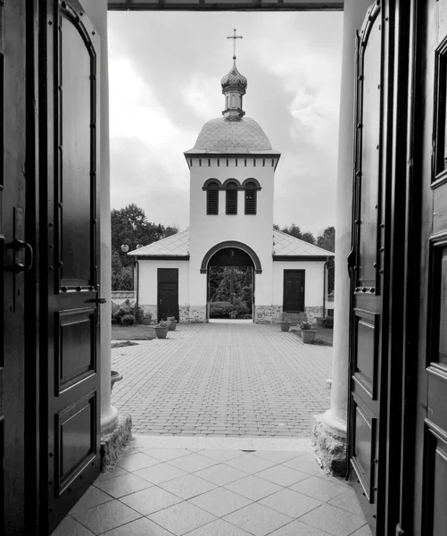 Церковь Восточно Ордынского Мужского Монастыря Святого Онуфрия Яблечна Польша — стоковое фото