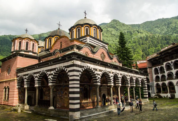 Rila, Bulgaristan 19 Ağustos: Rila Manastırı Saint Ivan Rilski, Unesco miras parçası