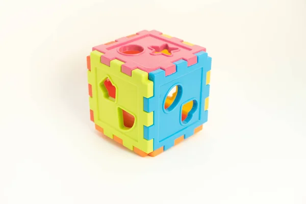 Plastikspielzeug Für Kinder Isoliert Auf Weißem Hintergrund — Stockfoto