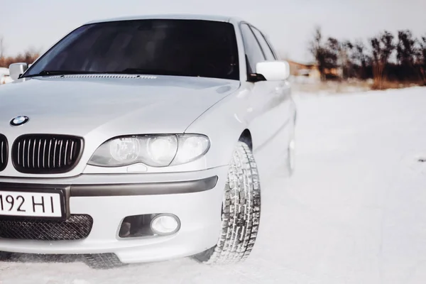 Ukraine Bila Tserkva Region Kyiv January 2018 Bmw Mengambil Photo — Stok Foto