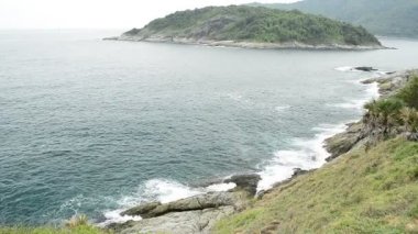 Phuket, Tayland ünlü bir çarpıcı görünüm noktası Andaman Denizi 'nde Phrom Thep Cape sahne.