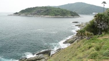 Phuket, Tayland ünlü bir çarpıcı görünüm noktası Andaman Denizi 'nde Phrom Thep Cape sahne.